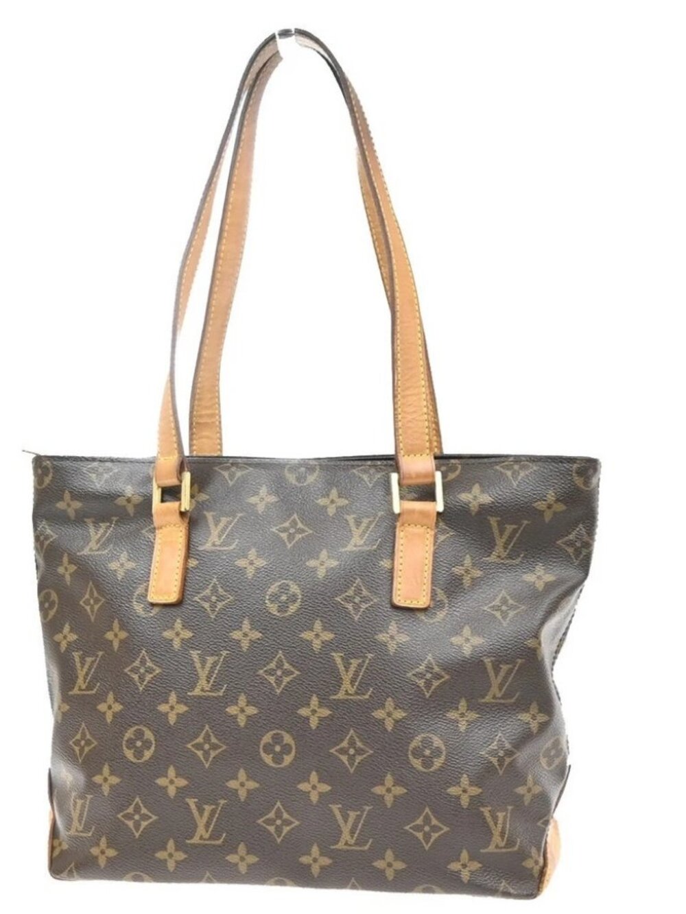 LOUIS VUITTON Cabas Piano Shoulder Bag Monogram Leather Brown M51148 35MA535